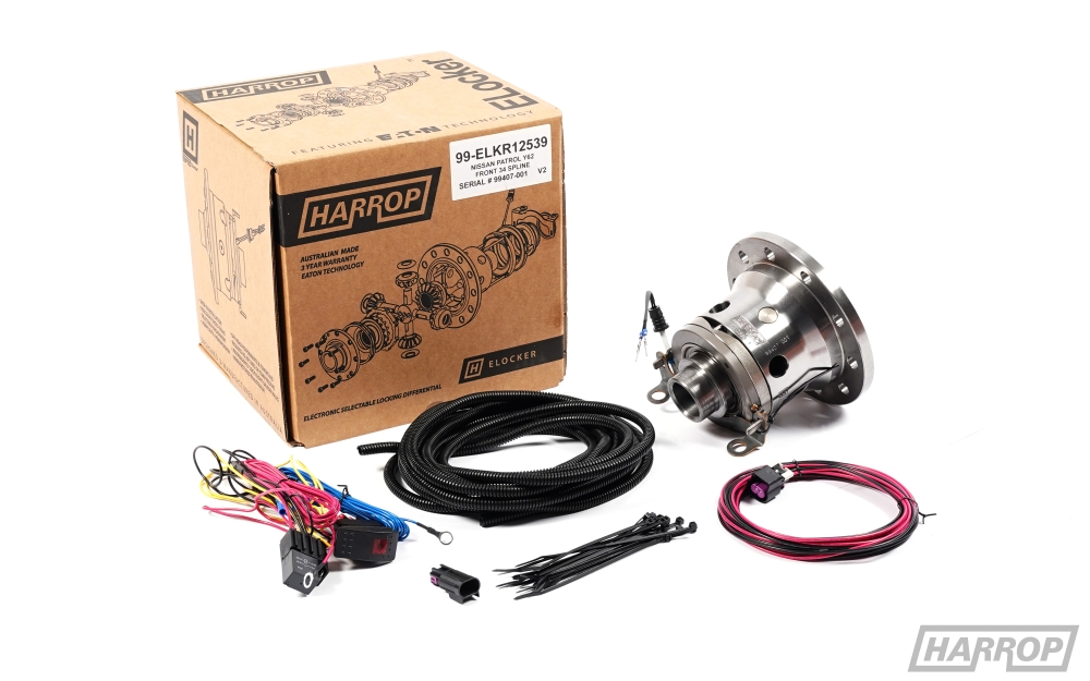 ELocker Nissan Patrol Y62 Front HARROP Engineering