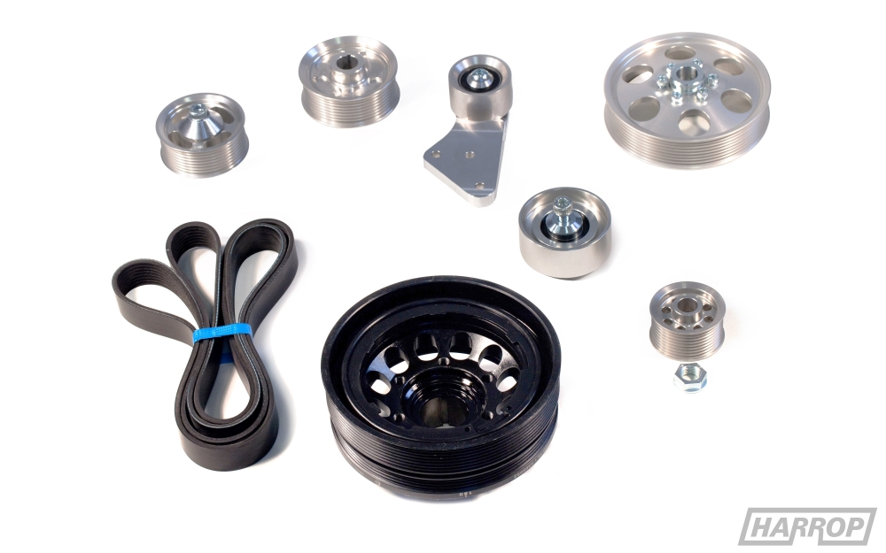 8PK Pulley Upgrade Kit HARROP Engineering, Superchargers, Brakes